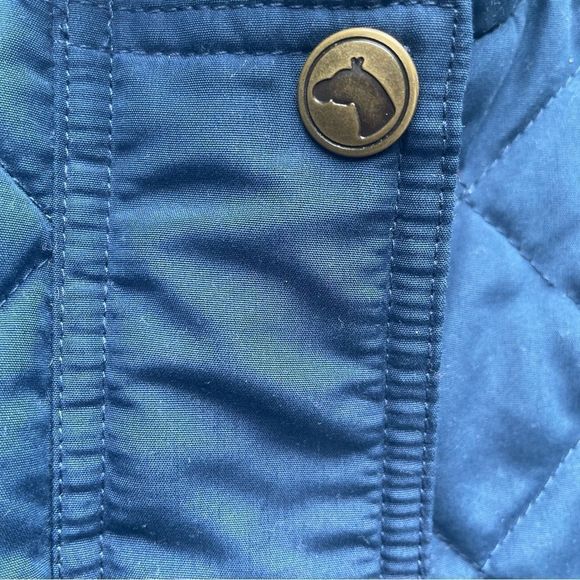 Riding Sport Equestrian Wear blue quilted vest XS - Picture 9 of 10